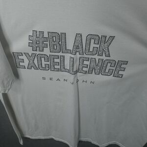 Sean John women's '#Black Excellence' whiT-shirt